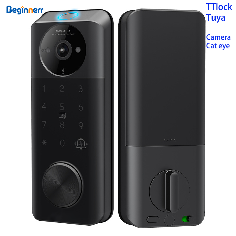 Letter Opener Brass - IP65 Waterproof Camera Intercom Smart Deadbolt