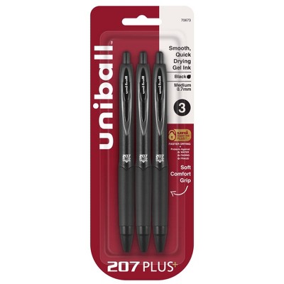 Gel Refill Pack - Gel Pens, Pack of 3, Black