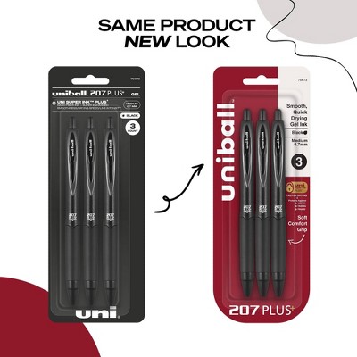 Gel Pens, Pack of 3, Black Ink - Gel Refill Pack review and price