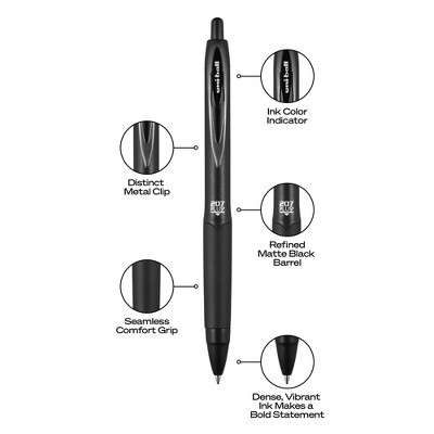 Gel Pens, Pack of 3, Black Ink - Gel Refill Pack review and price