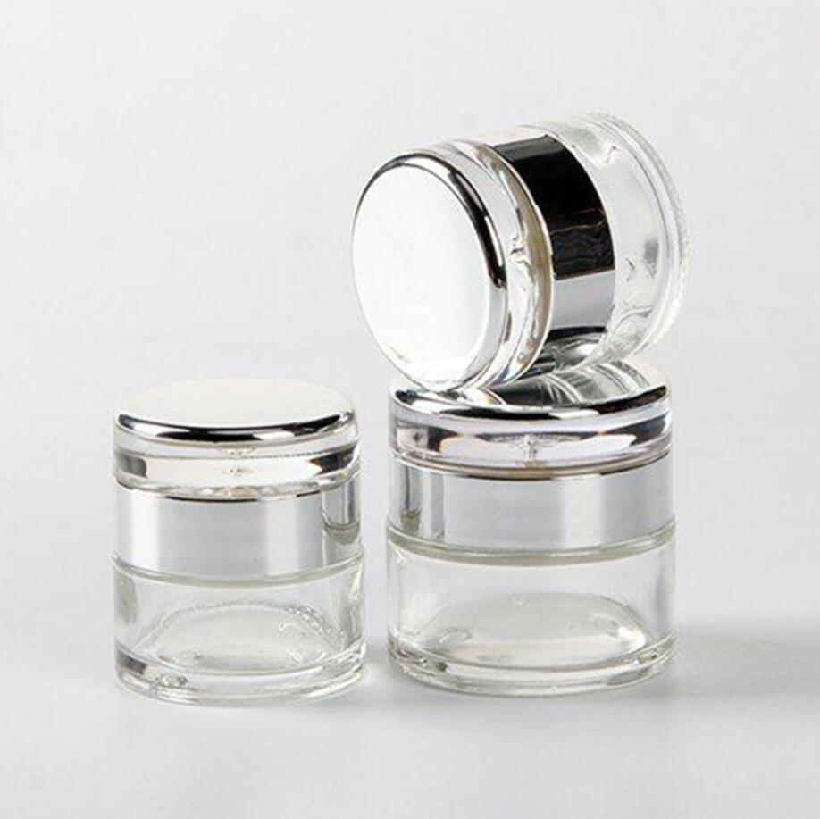 50G transparent glass jar pot  - Gel Refill Pack review and price